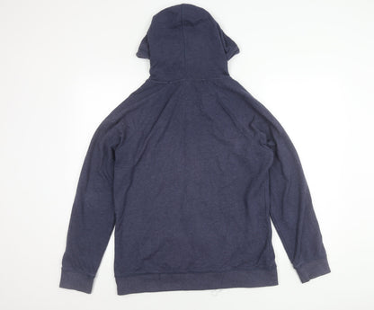 O'Neill Women's Blue Hooded Zip Jacket Size 14