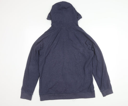 O'Neill Women's Blue Hooded Zip Jacket Size 14