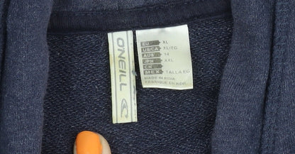 O'Neill Women's Blue Hooded Zip Jacket Size 14