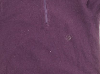 Peter Storm Women’s Purple Fleece 1/2 Zip Sweatshirt Size 12
