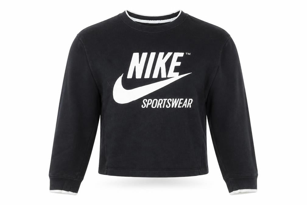 Womens UK Size XS Nike Black Pullover Sweatshirt