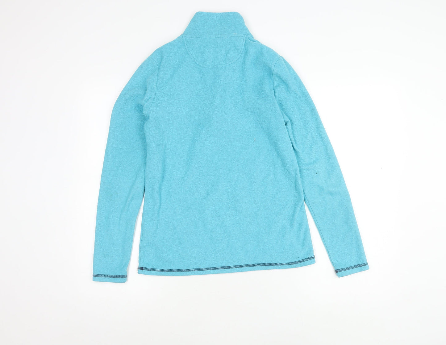 Peter Storm Girls Blue Fleece Pullover Hooded Sweatshirt, Size 12