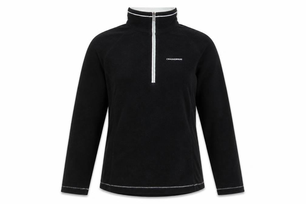 Womens UK Size 10 Craghoppers Black Full Zip Sweatshirt
