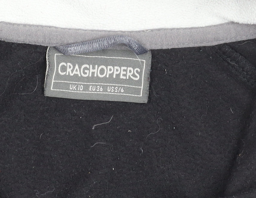 Craghoppers Women's Black Fleece Sweatshirt Size 10