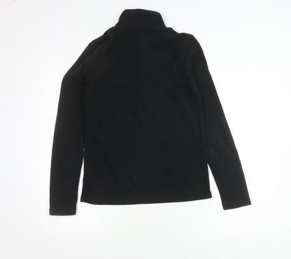 Peter Storm Women's Black Fleece Zip Sweatshirt Size 10