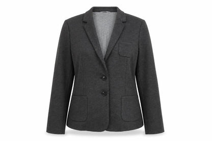 ESPRIT Women's Grey Blazer Size 14 Two-Button