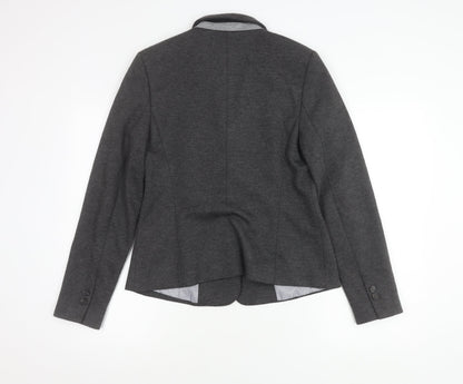 Esprit Women's Grey Blazer Size 14 Two-Button
