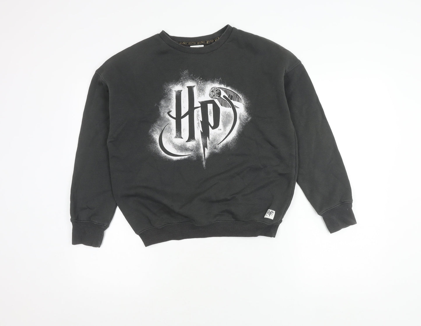 H&M Boys Black Harry Potter Pullover Sweatshirt 11-12 Years