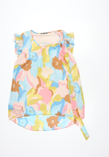 Bonmarché Women's Floral Multicoloured Sleeveless Top