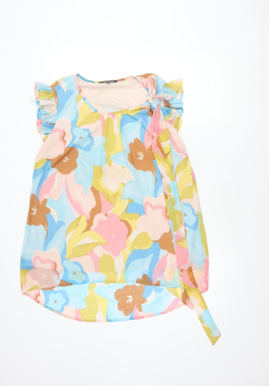 Bonmarché Women's Floral Multicoloured Sleeveless Top