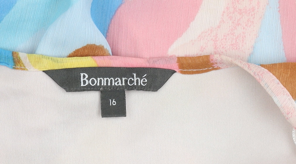 Bonmarché Women's Floral Multicoloured Sleeveless Top