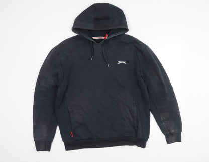 Mens UK Size L Slazenger Black Pullover Hoodie