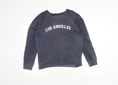 Womens UK Size 10 Marks and Spencer Blue Pullover Sweatshirt