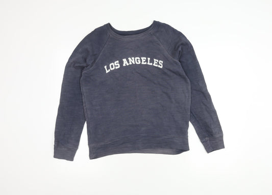 Womens UK Size 10 Marks and Spencer Blue Pullover Sweatshirt