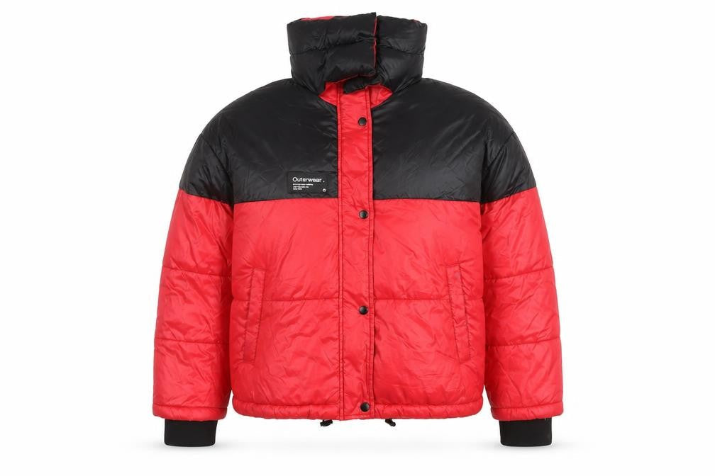 Mens UK Size M Zara Red Puffer Jacket