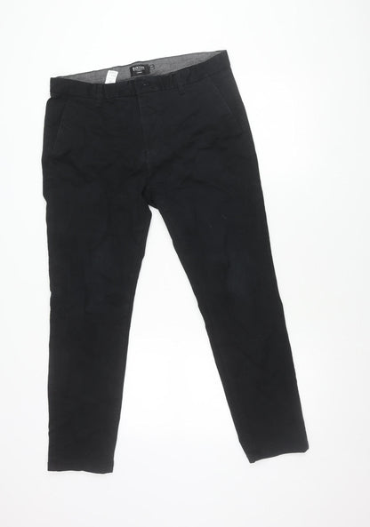 Burton Men's Black Skinny Trousers 34S