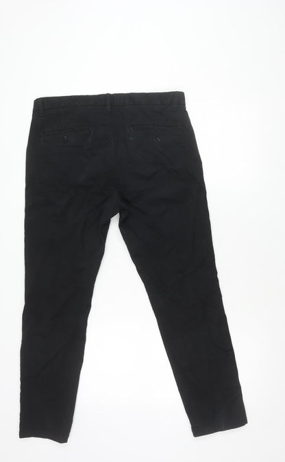 Burton Men's Black Skinny Trousers 34S