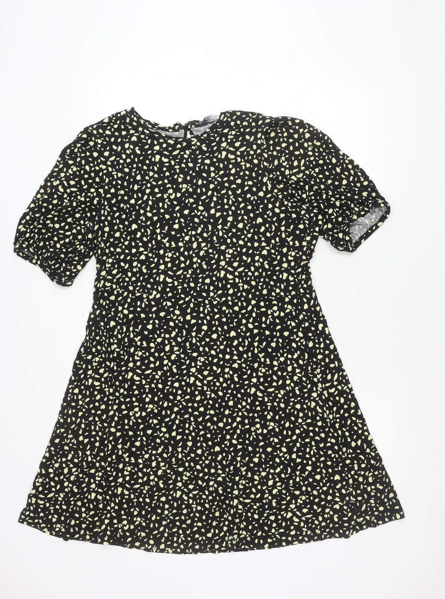 Marks and Spencer Women's Black A-Line Dress, Size 16