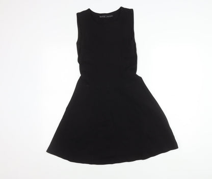 Zara Basic Women's Black Sleeveless Dress S