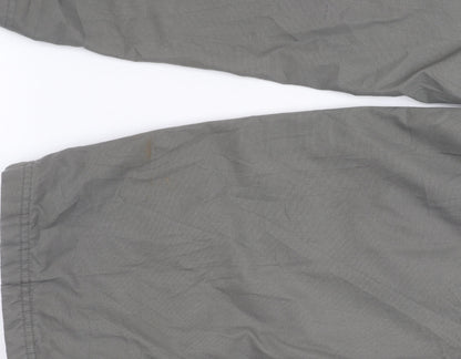 Hawkshead Women's Grey Cotton Trousers Size 16 Slim