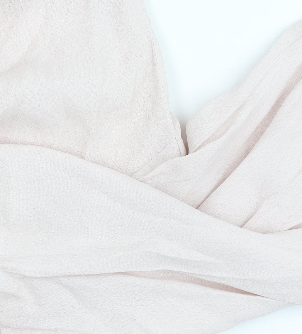 Anne Weyburn Women's Beige Blouse Size 18 with Crochet Accent