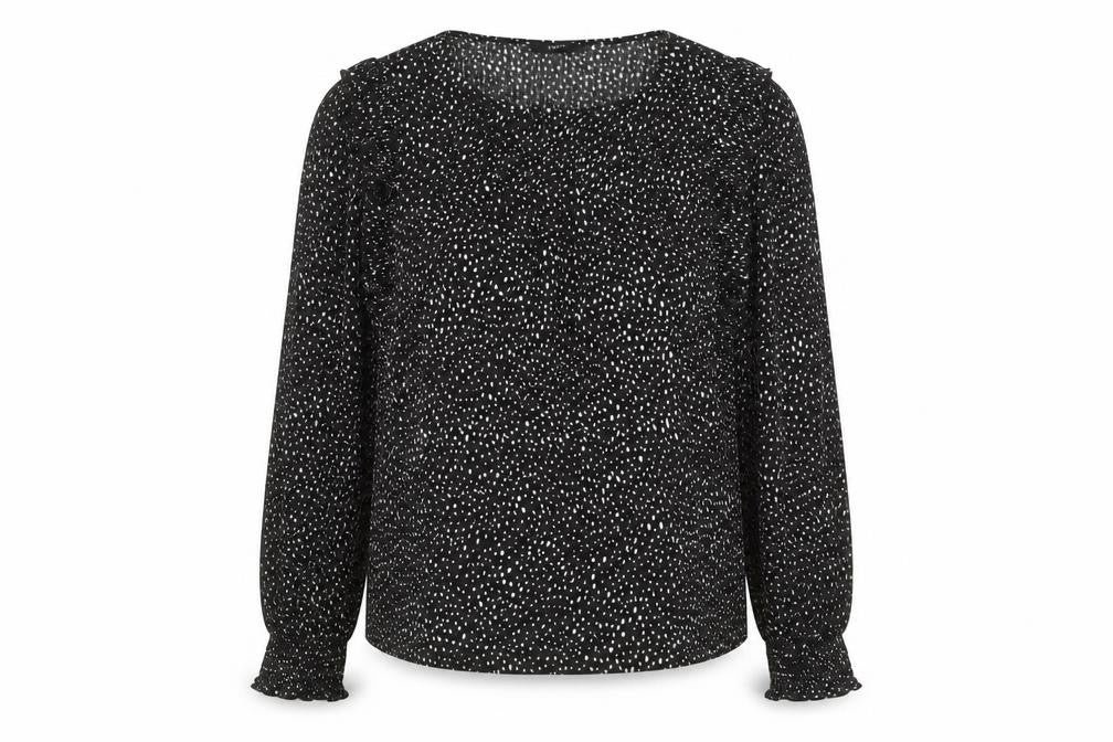 Womens UK Size 12 NEXT Black Basic Blouse