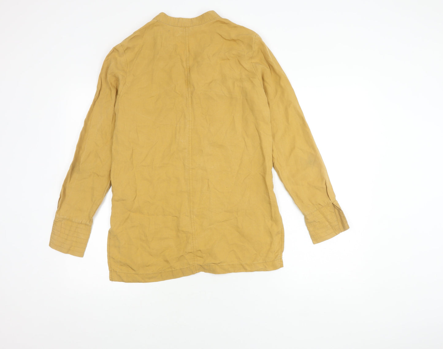 Womens UK Size 8 H&M Yellow  Button-Up