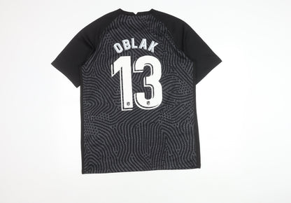 Nike Men's Black Football Jersey Short Sleeve L