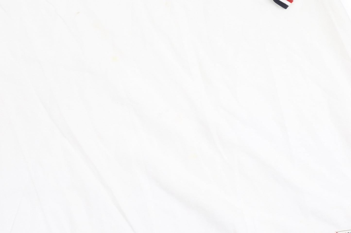 Crosshatch Men's White Polo Shirt 3XL Vintage Retro