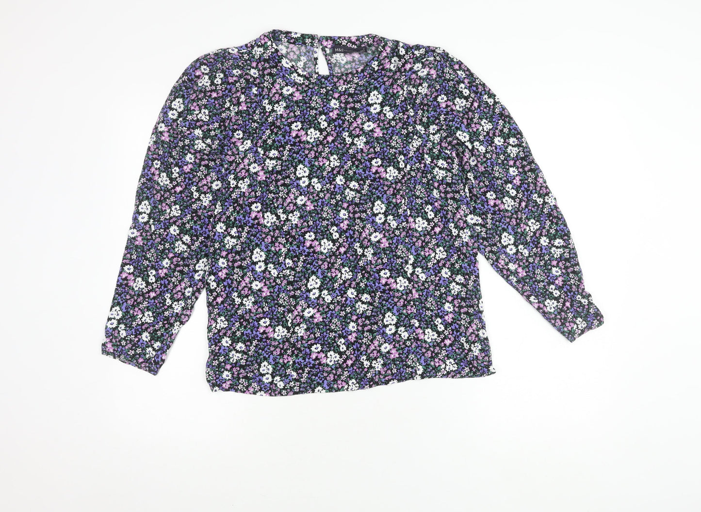 Womens UK Size 12 Marks and Spencer Multicoloured  Blouse
