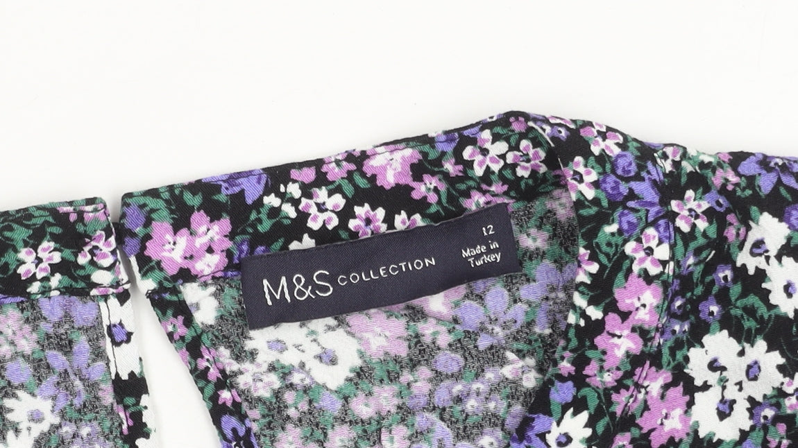 Womens UK Size 12 Marks and Spencer Multicoloured  Blouse