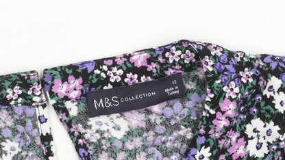 Womens UK Size 12 Marks and Spencer Multicoloured  Blouse
