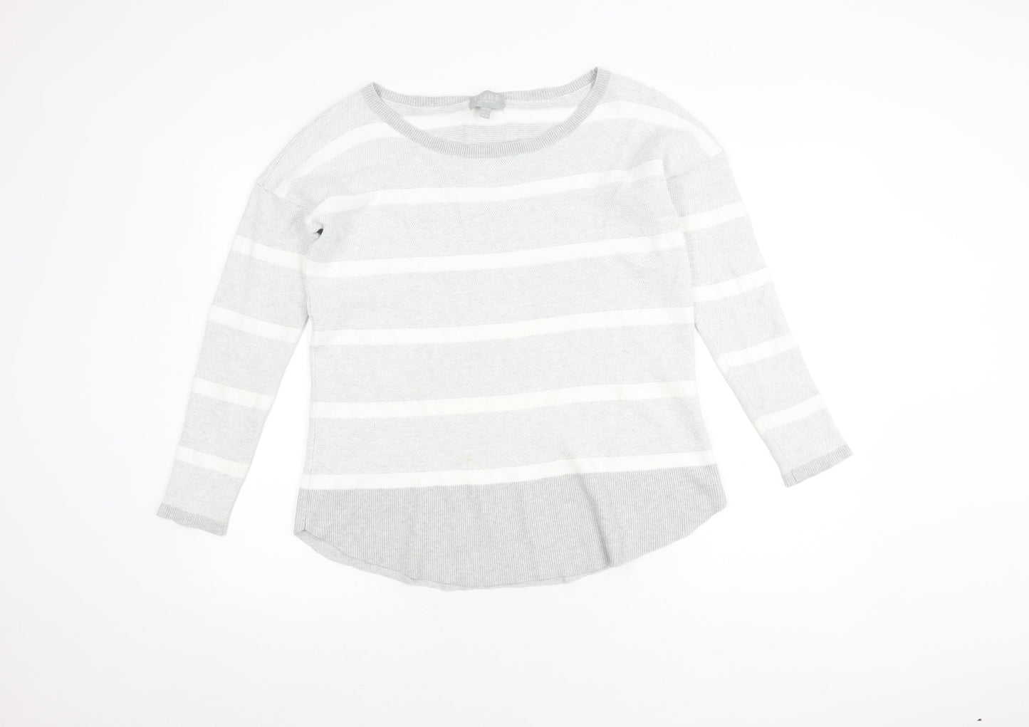 Womens UK Size 12 PURE Collection Grey Pullover Jumper