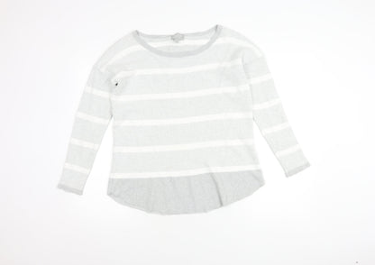 Womens UK Size 12 PURE Collection Grey Pullover Jumper