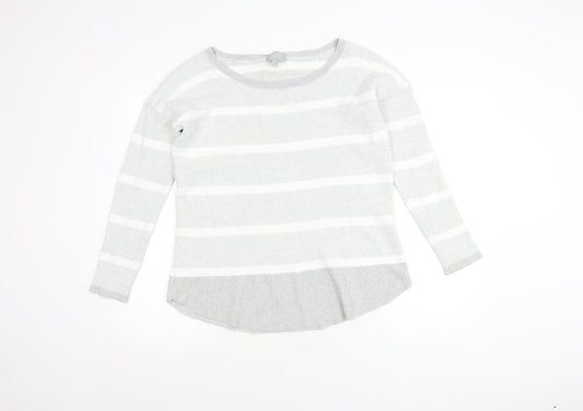 Womens UK Size 12 PURE Collection Grey Pullover Jumper