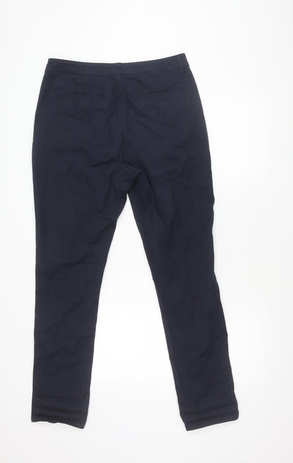 ASOS Men's Blue Trousers Size 32 34L Cotton Blend