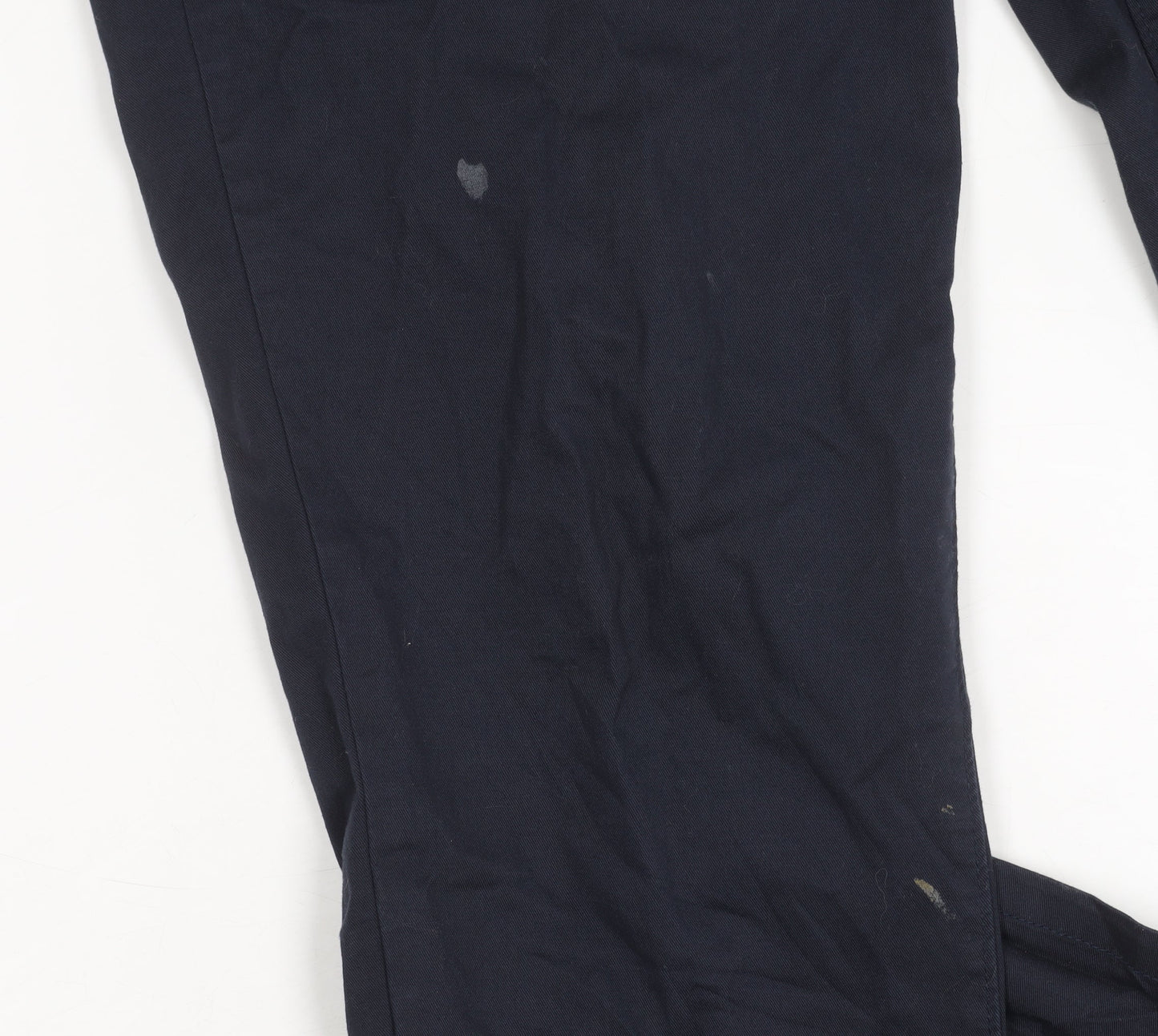 ASOS Men's Blue Trousers Size 32 34L Cotton Blend