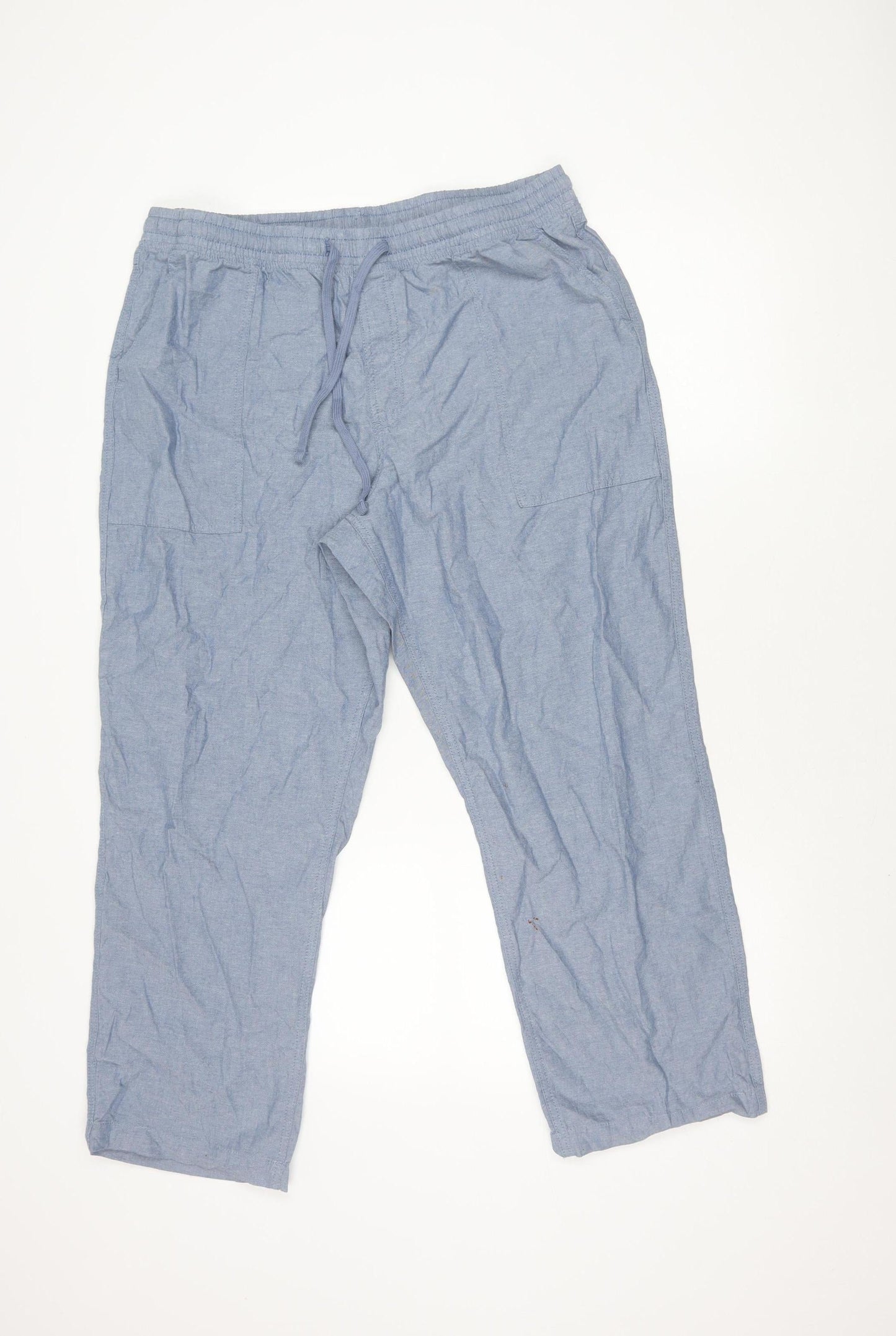 Womens UK Size L Cotton Traders   Blue Trousers
