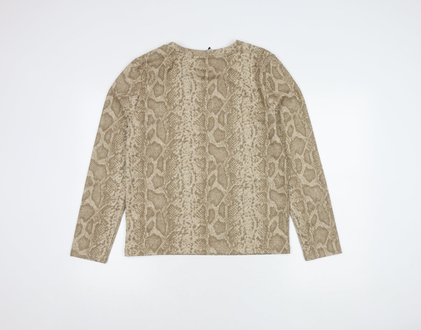 Womens UK Size 14 Marks and Spencer Beige Pullover Jumper
