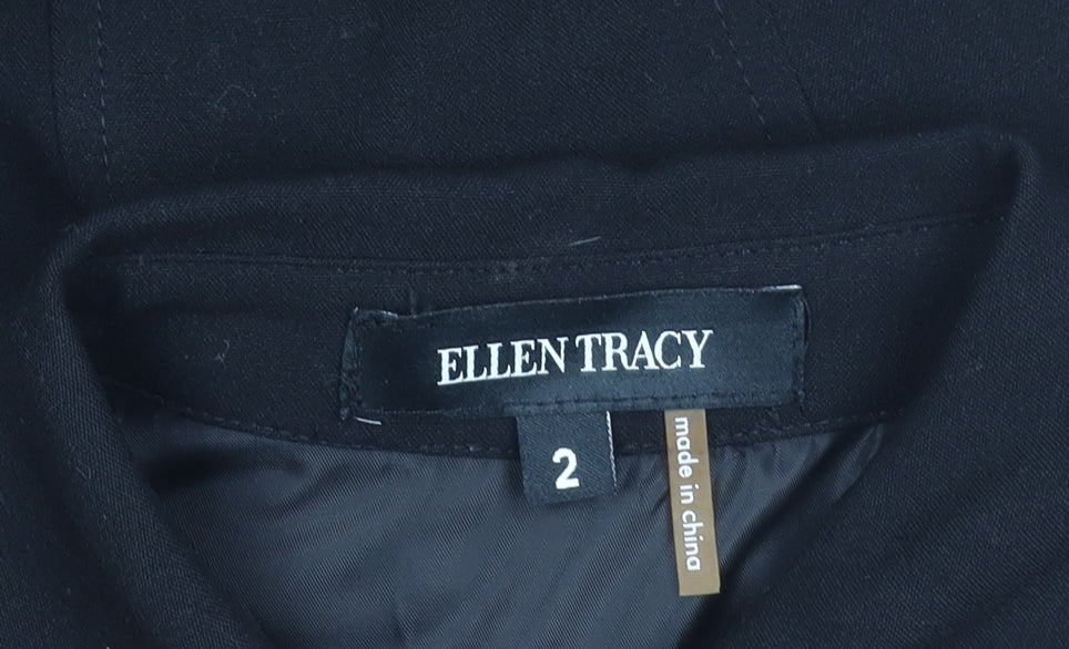 Ellen Tracy Black Women’s Shirt Dress, Size 2
