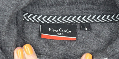 Mens UK Size S Pierre Cardin Grey Pullover Hoodie