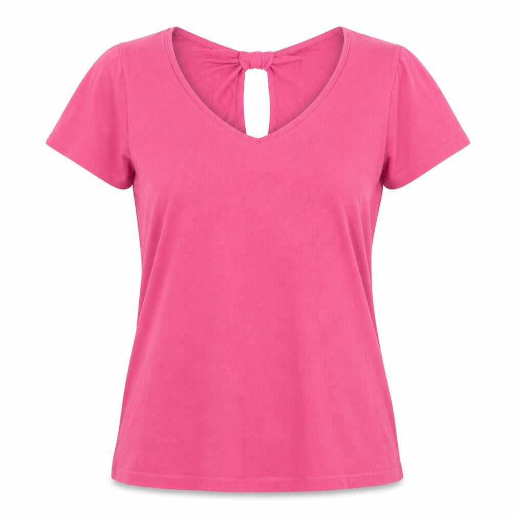 Womens UK Size 14 Principles Pink Basic T-Shirt