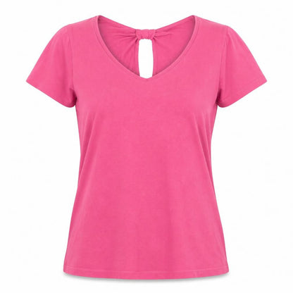Womens UK Size 14 Principles Pink Basic T-Shirt