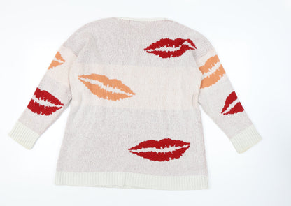 Girl In Mind Women's Multicoloured Pullover Jumper M/L