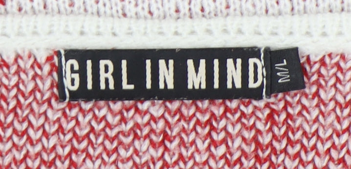 Girl In Mind Women's Multicoloured Pullover Jumper M/L