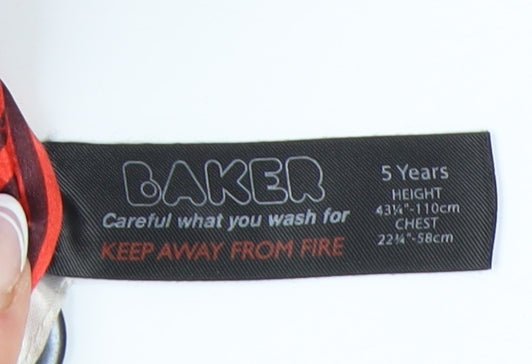 Baker Boys Black Pea Coat, 5 Years, Hooded, Double-Breasted