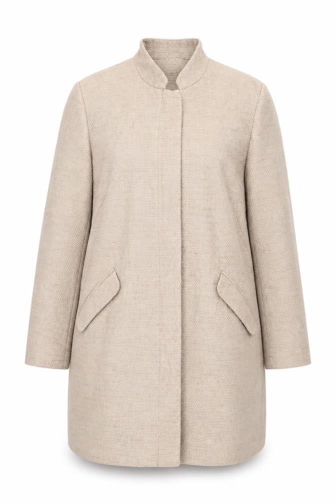 Womens UK Size 18 Marks and Spencer Beige Overcoat