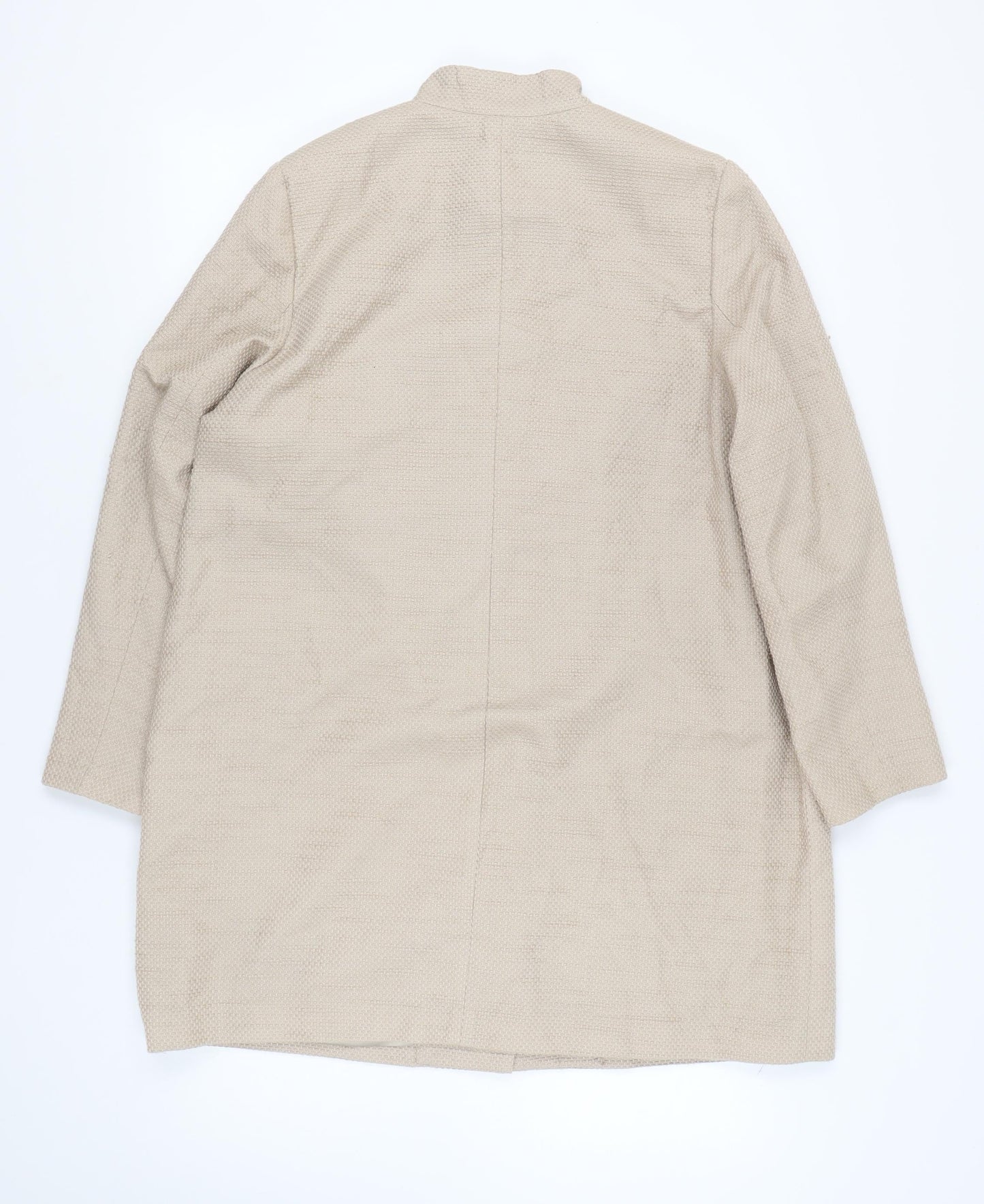 Womens UK Size 18 Marks and Spencer Beige Overcoat