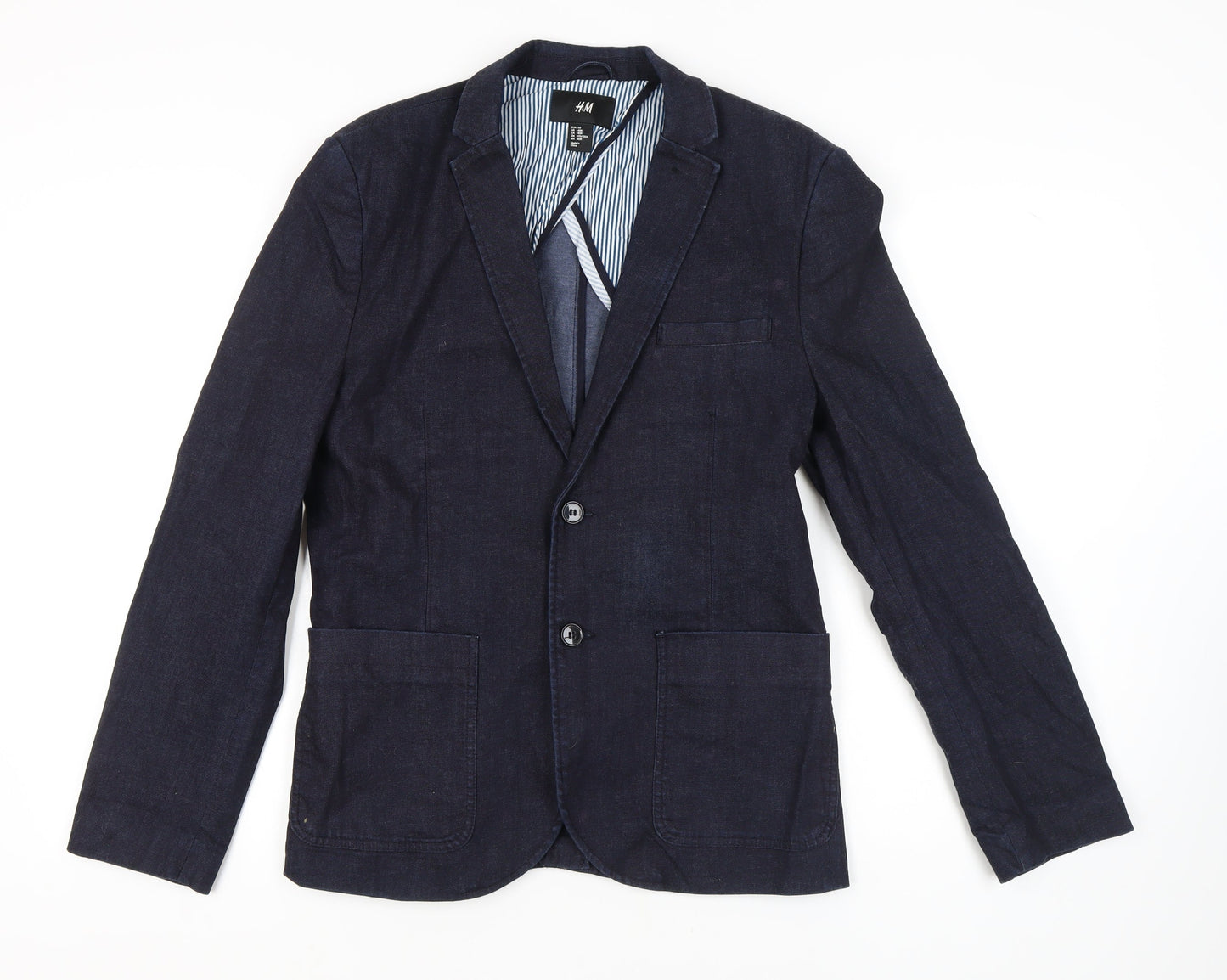 H&M Men’s Blue Blazer, M, Casual, Very Good