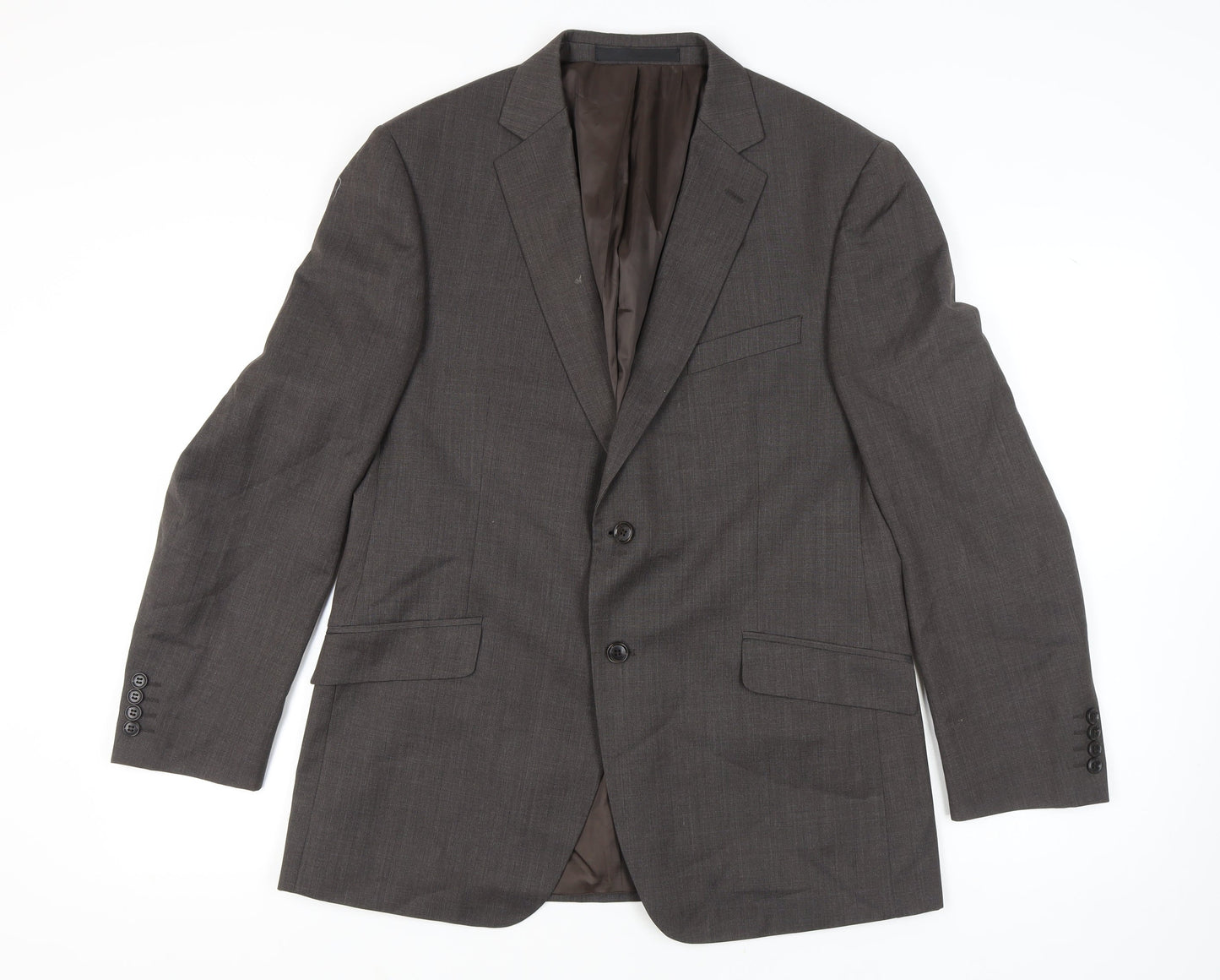 Marks and Spencer Men's Grey Blazer Jacket 42 Regular Fit